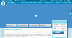 Desktop Screenshot of collinehotel.com